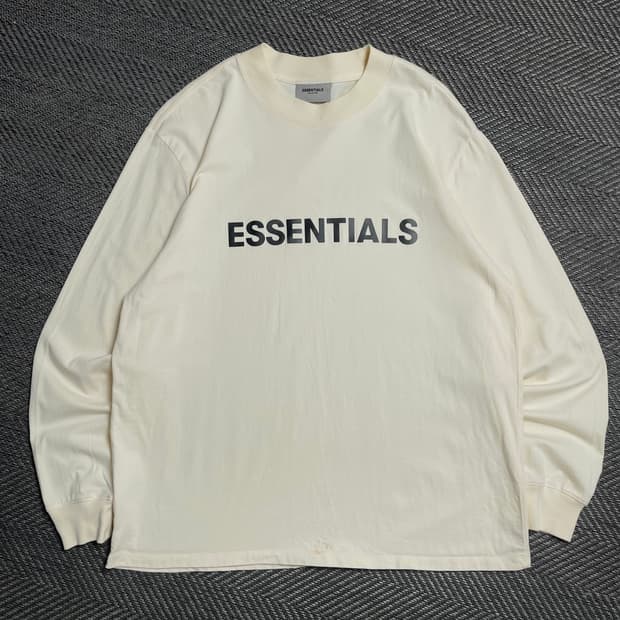 피어오브갓 에센셜 빅로고 박시핏 롱슬리브o 5267