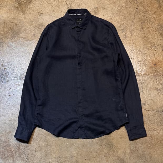 44-66 ) ARMANI EXCHANGE Linen Shirt