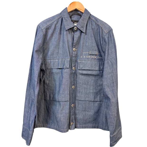 G-Star Raw 데님 셔츠 자켓(L)디피용