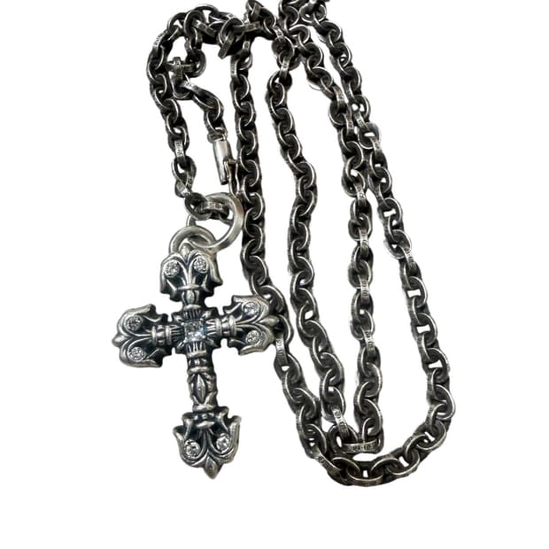 크롬하츠 필리그리 xs 파베 / 페이퍼체인 24인치