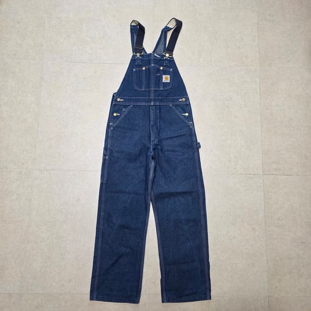 칼하트 데님 오버롤 워크팬츠 32*30