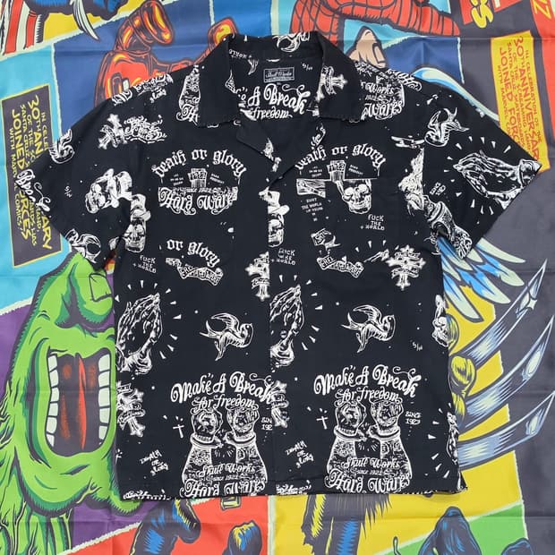 SKULL WORKS 반팔셔츠 XL