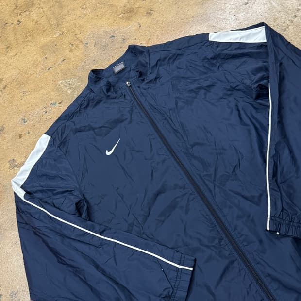 [정품/L] 나이키 네이비 바람막이 트랙 자켓 b18