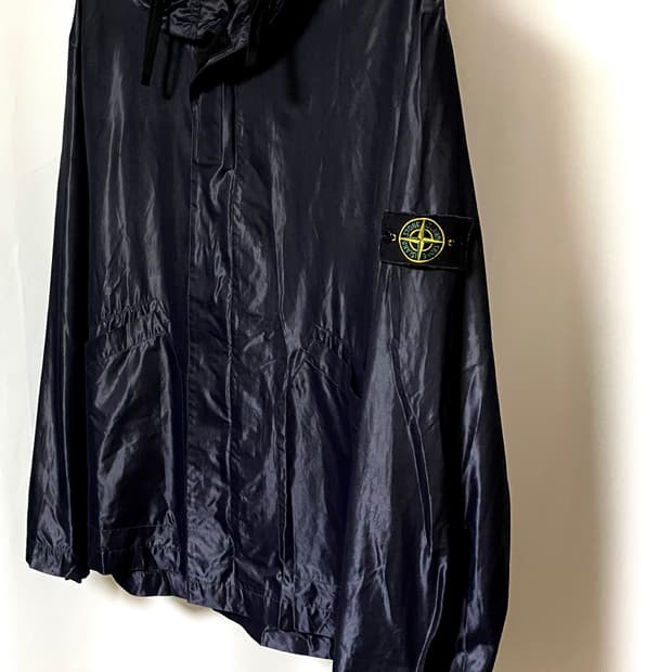 스톤아일랜드 03s 벨크론 나일론 메탈 후디 자켓