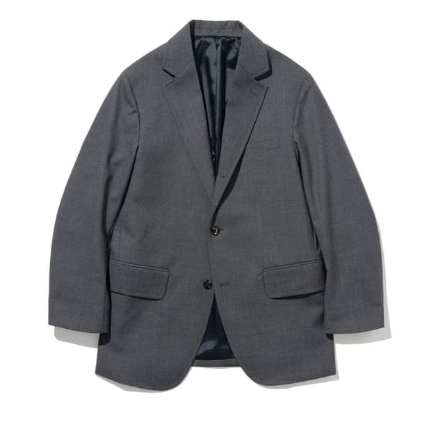 [3] 리넥츠 브라운오씨 울 색 컷 블레이저 그레이