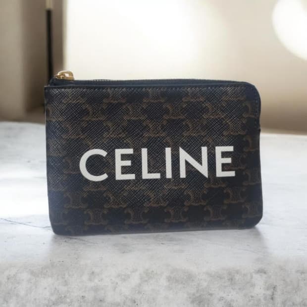 셀린느 트리옹프 동전 카드 지갑