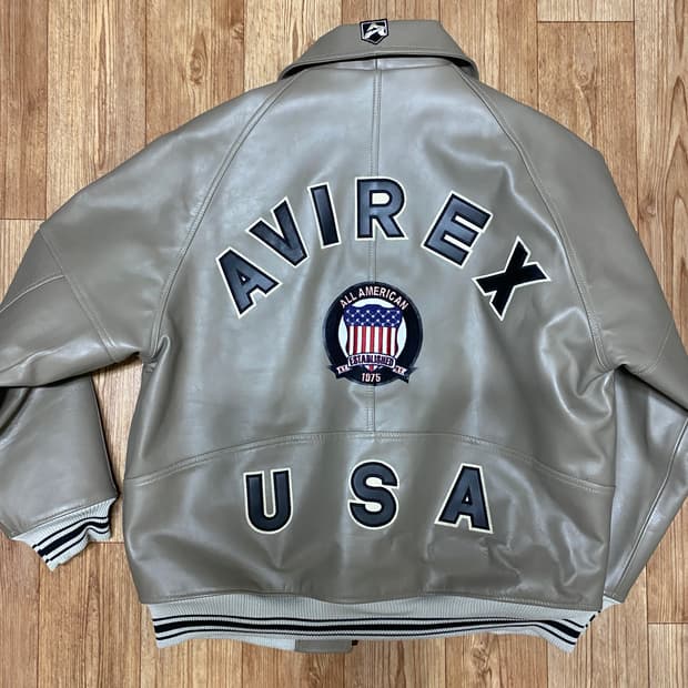 아비렉스 가죽 자켓 Xl