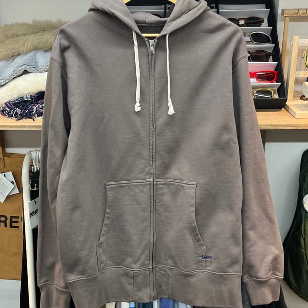 [100] SHIPS 쉽스 집업후드 브라운 