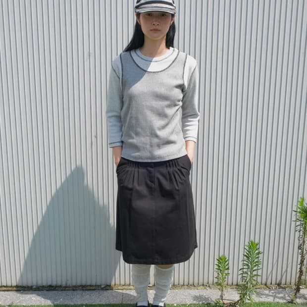 페스토 미디 스커트 