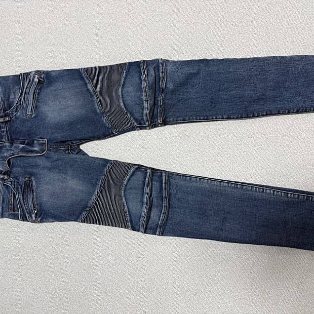 발망 청바지 남성용 34인치