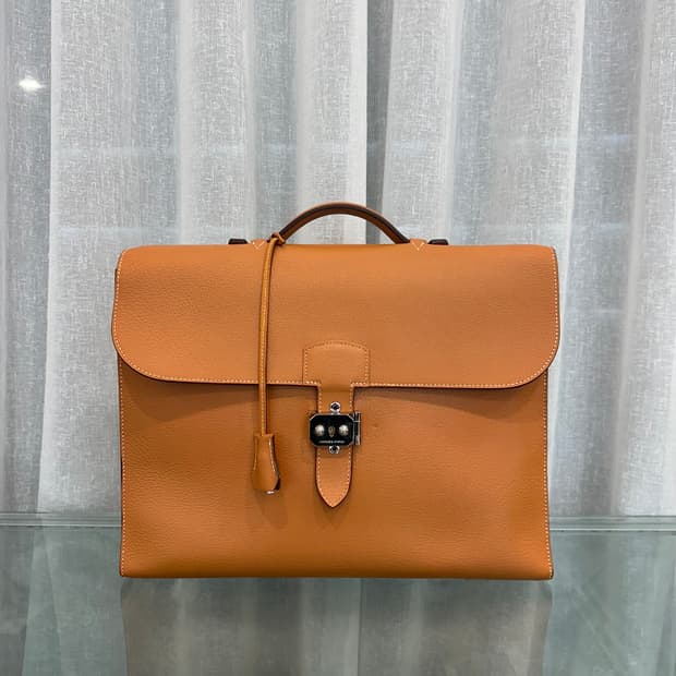 에르메스 삭아데페슈 38 브리프케이스 서류가방