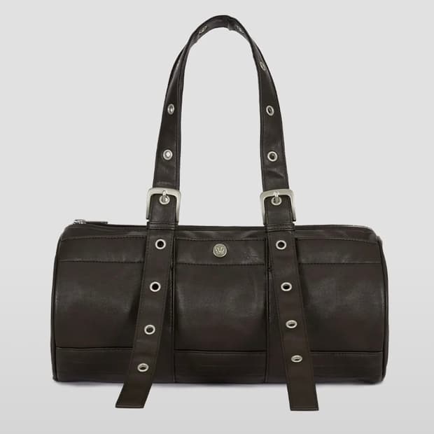 [MMW] EYELET DF BAG (BROWN)