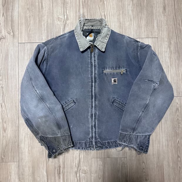 빈티지 칼하트 디트로이트 자켓 라이트 그레이 XL MADE IN USA