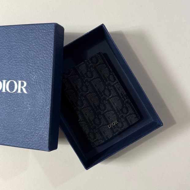 [백화점판/당일출고]디올 오블리크 오거나이저 카드지갑