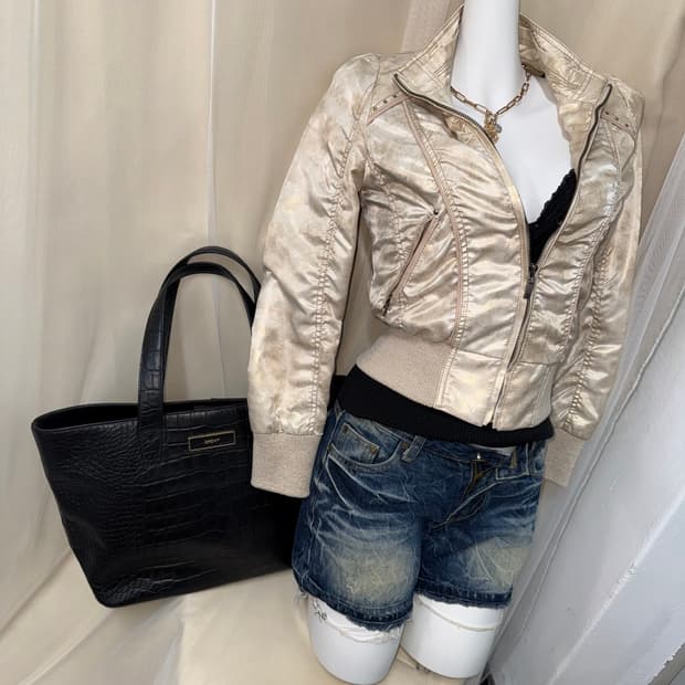 S GGPX 골드 봄버 자켓