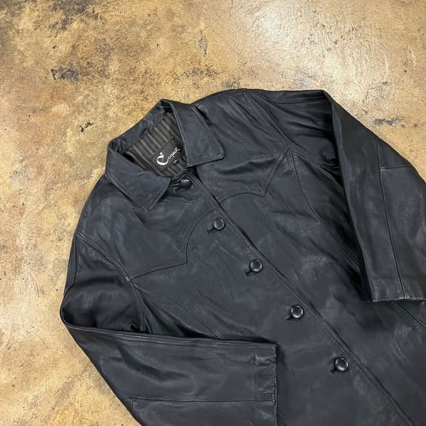 [정품/100] 이태리 양가죽 코트 b17