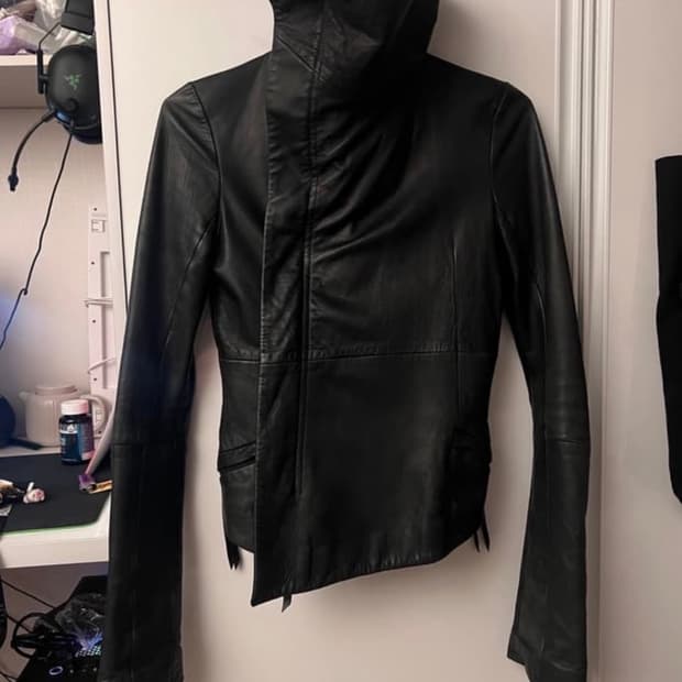 Ekam 가죽자켓 구매해요(하이넥)