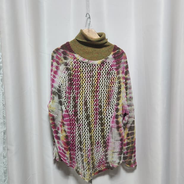 자딕앤볼테르  믹스컬러시스루 니트