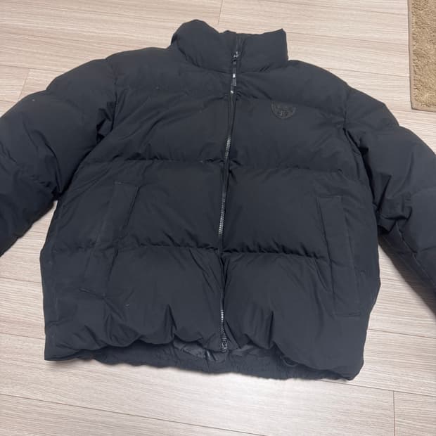 NBA 블랙 숏패딩