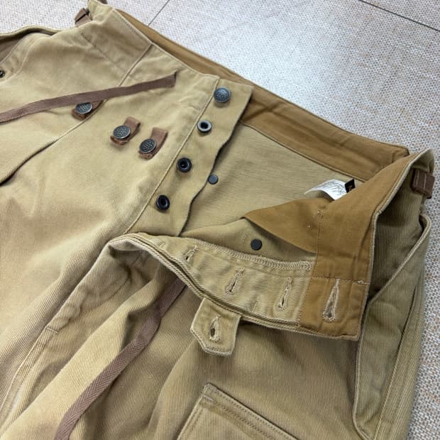 캐피탈 헤비 드릴 점보 카고 팬츠 베이지 2 사이즈