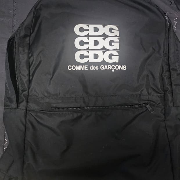 cdg 백팩 블랙