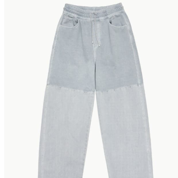 아모멘토 드로우스트링 데님팬츠 s