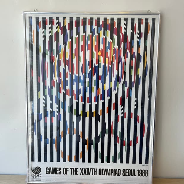 1988 서울 올림픽 야콥 아감 오리지날 포스터 액자