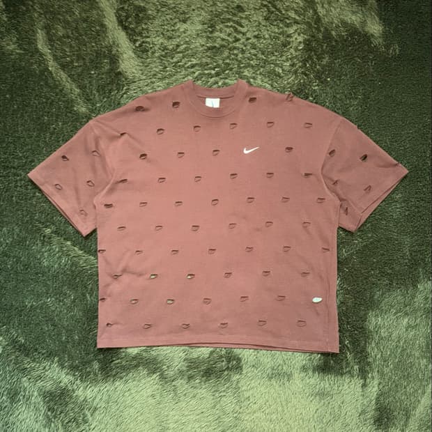 [M] 나이키 x 자크뮈스 24ss 스우시 티셔츠 카카오 - 아시아
