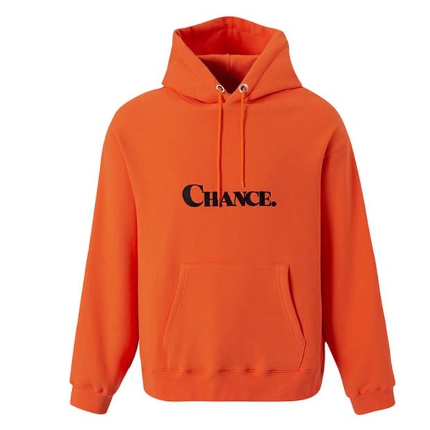 챈스챈스 기모 후드 오렌지