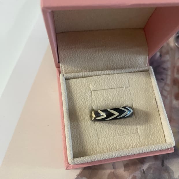 우드 부쉐론 빈티지 반지