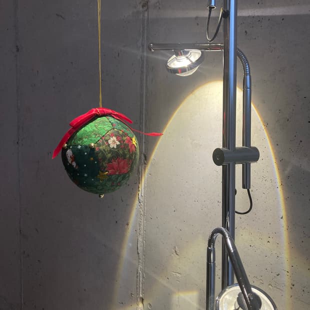 핸드메이드 패치워크 크리스마스 장식 볼 오너먼트