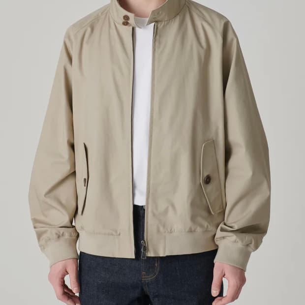 무탠다드 해링턴 자켓 베이지