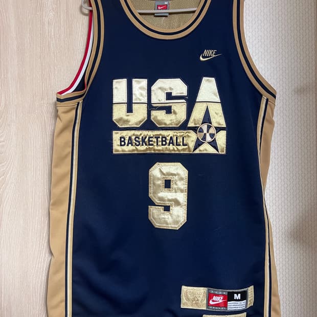 나이키 올드스쿨 조던 1992 드림팀 농구 져지 유니폼