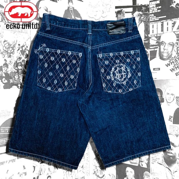 Ecko unltd 에코 올드스쿨 데님쇼츠