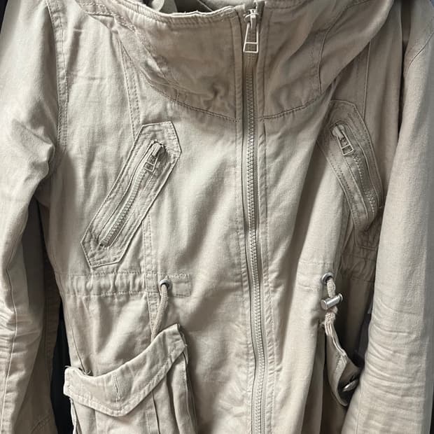 빈티지 베이지 야상 자켓