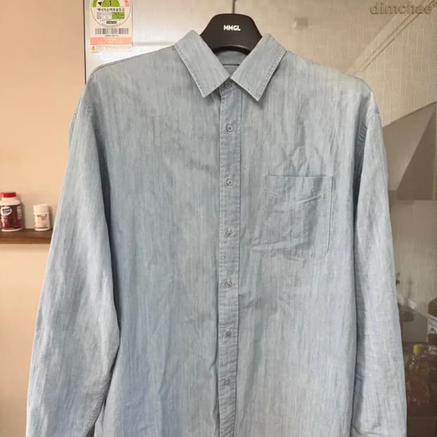 인더로우 데님셔츠