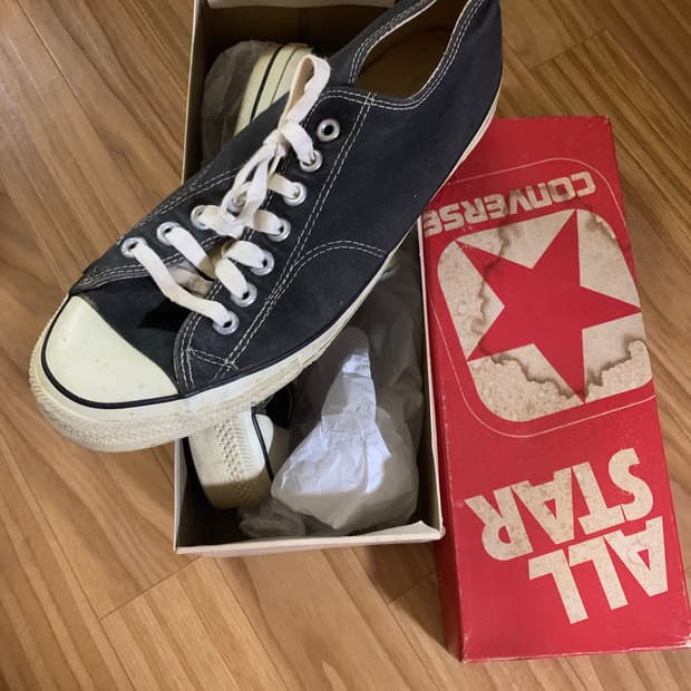 70s vtg converse 빈티지 컨버스 블랙 280