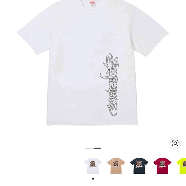 슈프림 사탄 반팔 티셔츠 M