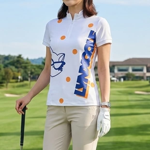 [90]링스골프 반집업 티셔츠