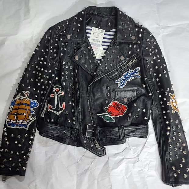 ZARA 여성 양가죽 라이더자켓 S사이즈