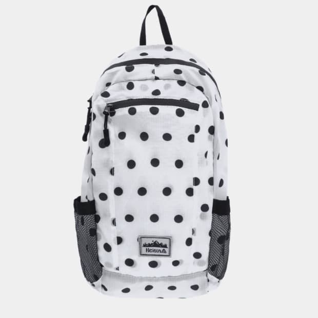 하이산 초경량 컴팩트 포켓백 v1 도트 화이트