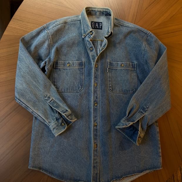 GAP 갭 데님 셔츠 100