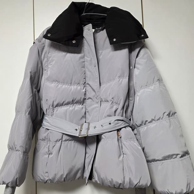 스투디오럭스 그레이 투웨이 웰론패딩