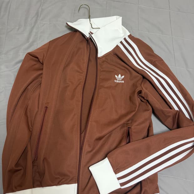 아디다스 베켄바우어 클래식 트랙탑 브라운