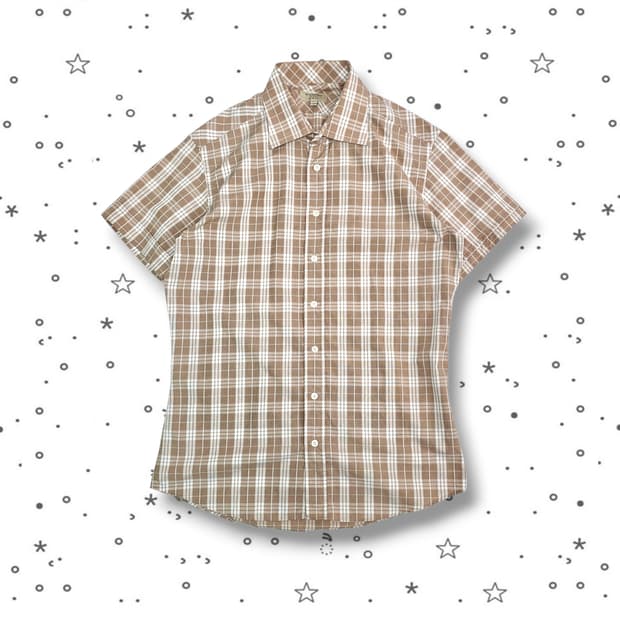 M Burberry 버버리 체크 반팔 셔츠