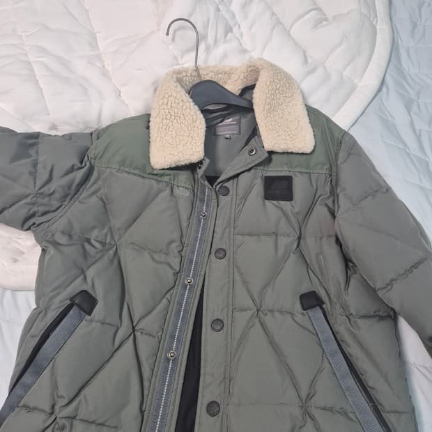 뉴발란스 퀼팅 자켓 M 카키