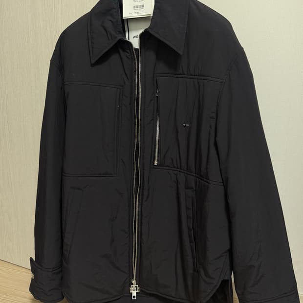 우영미 패딩 셔츠 자켓 46사이즈