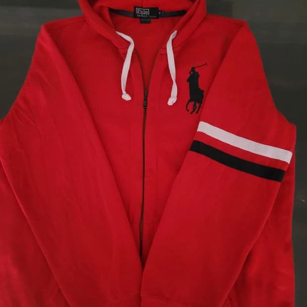 폴로 빅포니 후드집업 