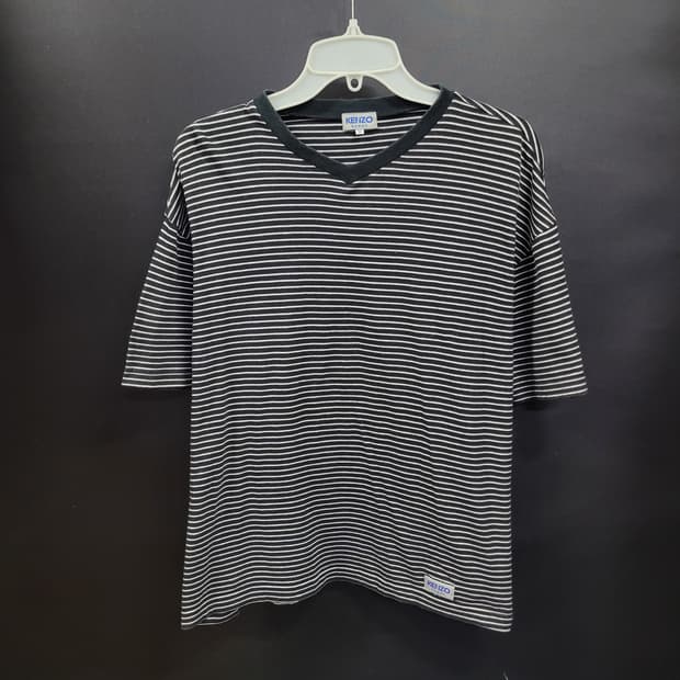 KENZO 겐조 옴므 브이넥 오버핏 셔츠 