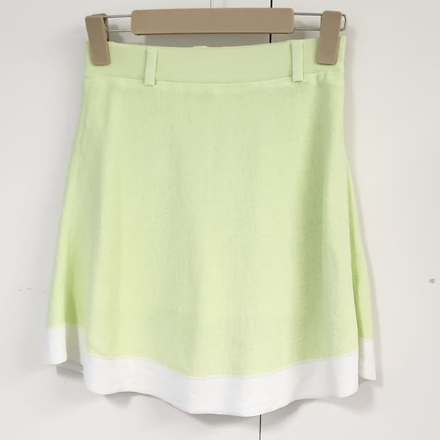 타이틀리스트 골프 니트 플레어 스커트 치마 64 23SS